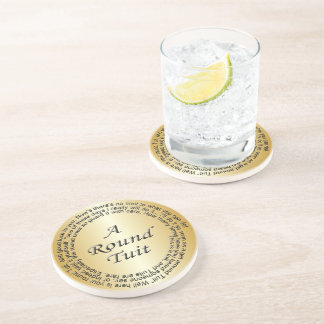 Posavasos Tuit de ronda de oro