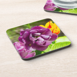Posavasos Tulipanes de Lilac en un día soleado