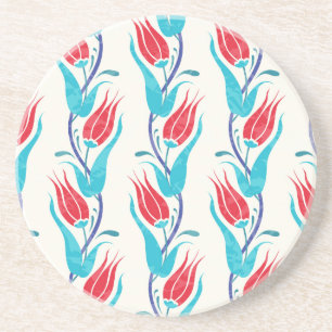 Posavasos Tulipanes Turcos: Motif Tradicional sin Mar.