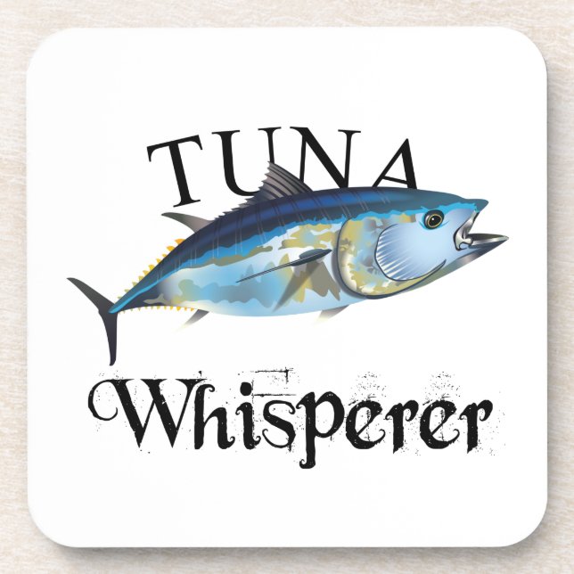 Posavasos Tuna Whisperer de color claro (Frente)