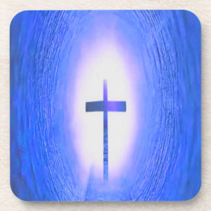 Posavasos Túnel de luz cruzada amor cristiano Jesús