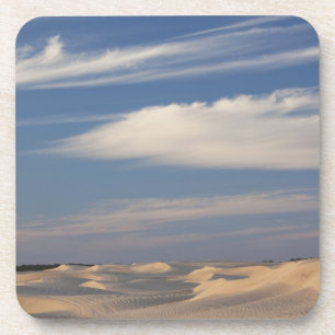 Posavasos Túnez, desierto del Sahara, Douz, Gran Duna, anoch