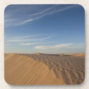 Posavasos Túnez, desierto del Sahara, Douz, Gran Duna, atard