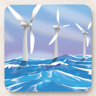 Posavasos Turbinas de energía eólica marina