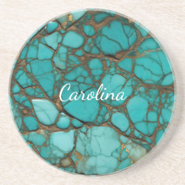 Posavasos Turquesas Bridal Shower