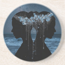 Posavasos Twin Souls Beneath the Stars