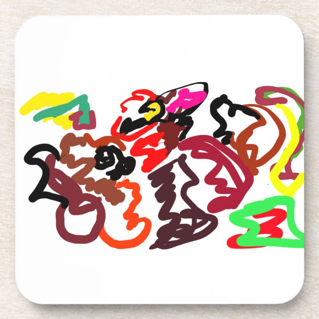 Posavasos Two wolves autumn lover   (Frente)