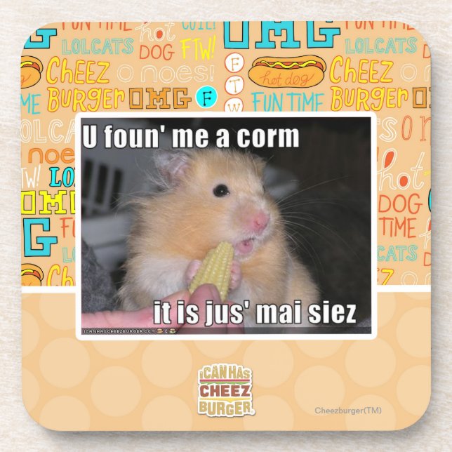 Posavasos U me encontró un maíz (Frente)