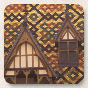 Posavasos UE, Francia, Borgoña, Côte d'Or, Beaune. Enlosado