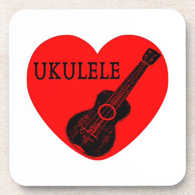 Posavasos Ukulele Love (Frente)