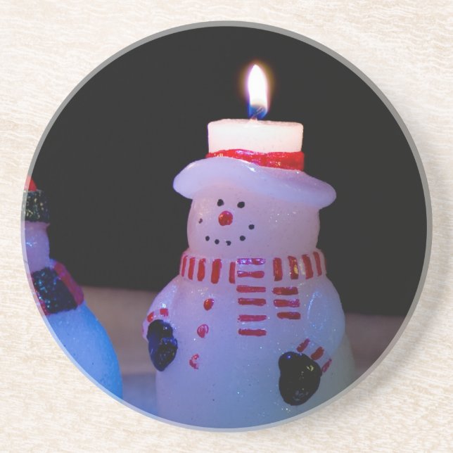 Posavasos Última luz de nieve (Frente)