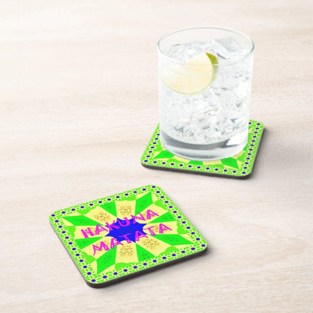 Posavasos Último Hakuna Matata Hermoso Colo de Diseño Increí (Lado Derecho)
