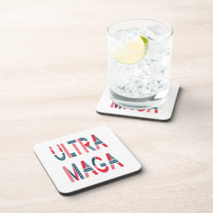 Posavasos Ultra MAGA Trump Patriótico Republicano Conservado