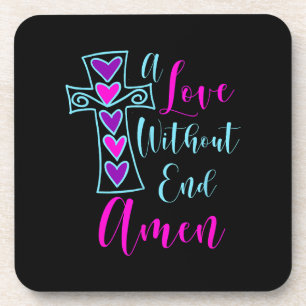 Posavasos Un Amor Sin Fin Amen Inspirado Por Jesús Cita A Ch