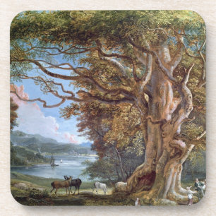 Posavasos Un árbol de haya antiguo, 1794 (aceite en lona)