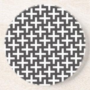 Posavasos Un b&w modela hecho con "más" muestra