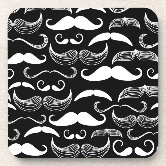 Posavasos Un club de los caballeros. Modelo del bigote (Frente)