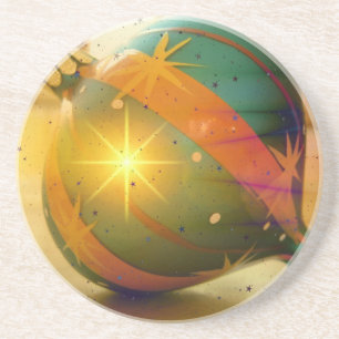 Posavasos Un gran y brillante ornamento navideño