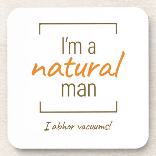 Posavasos Un hombre natural aborrece el vacío, el Chiste