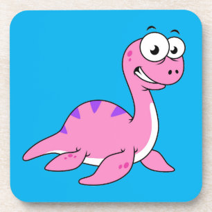 Posavasos Un Ilustracion Agradable Del Monstruo De Loch Ness