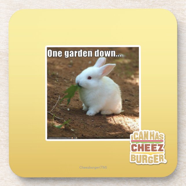 Posavasos Un jardín Down� (Frente)