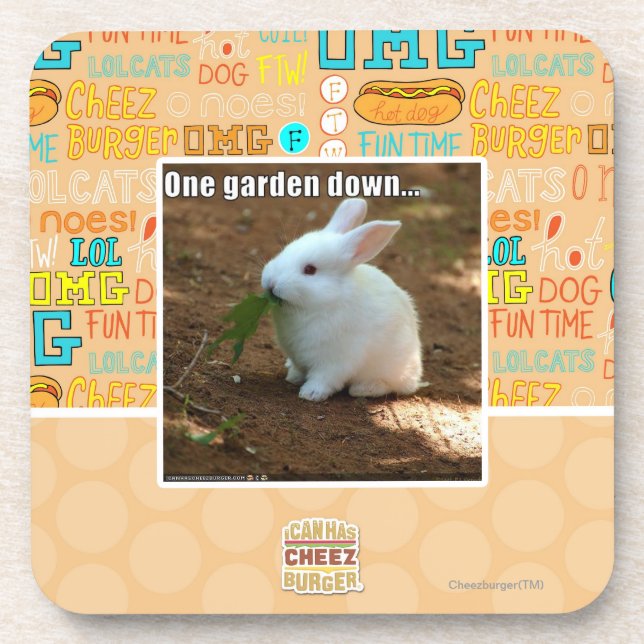Posavasos Un jardín Down� (Frente)