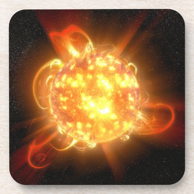 Posavasos Un joven enano rojo (Frente)