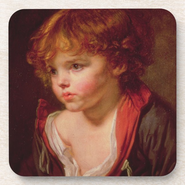 Posavasos Un muchacho cabelludo rubio con una camisa abierta (Frente)