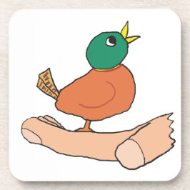 Posavasos Un pájaro en la mano vale dos en el Bush