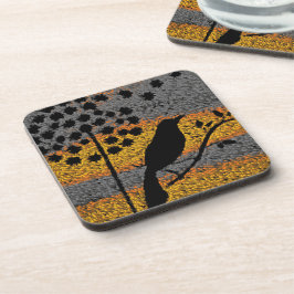 Posavasos Un pájaro entre las plumas