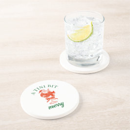 Posavasos Un Poco Alegre Navidad Santa Claus
