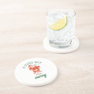 Posavasos Un Poco Alegre Navidad Santa Claus