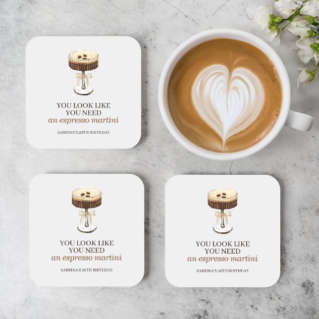 Posavasos Un poco más viejo, el favor del partido Espresso M (Subido por el creador)