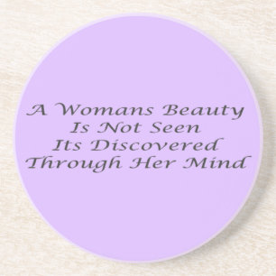 Posavasos Un poema de mensaje de belleza femenina Trivet
