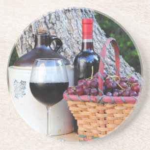 Posavasos Un práctico de costa del vino