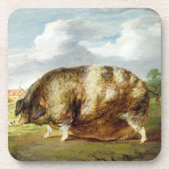 Posavasos Un punto viejo de Gloucestershire (aceite en el (Frente)