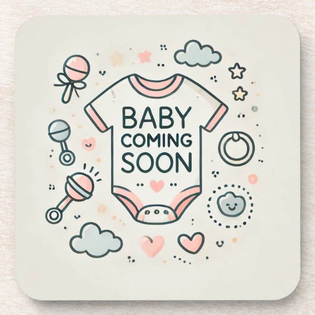 Posavasos Un regalo perfecto para los padres que lo esperan  (Frente)