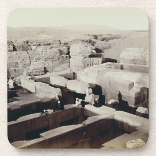 Posavasos Un templo excavado en el pie de la esfinge, 4ta