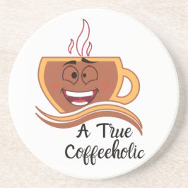 Posavasos Un verdadero adicto al café 