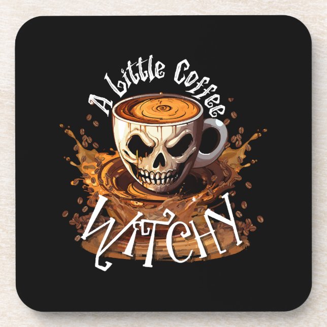 Posavasos Una Brujita De Café (Frente)