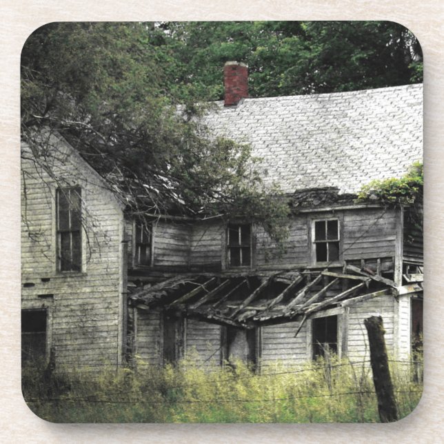 Posavasos Una casa rural abandonada en Misuri (Frente)