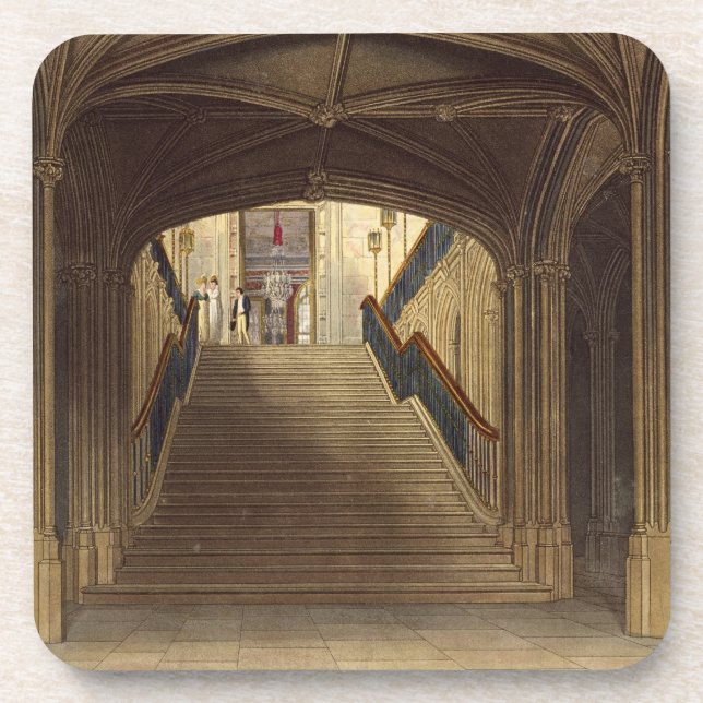 Posavasos Una escalera, castillo de Windsor, de la (Frente)