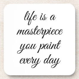 Posavasos Una escoria de plástico duro