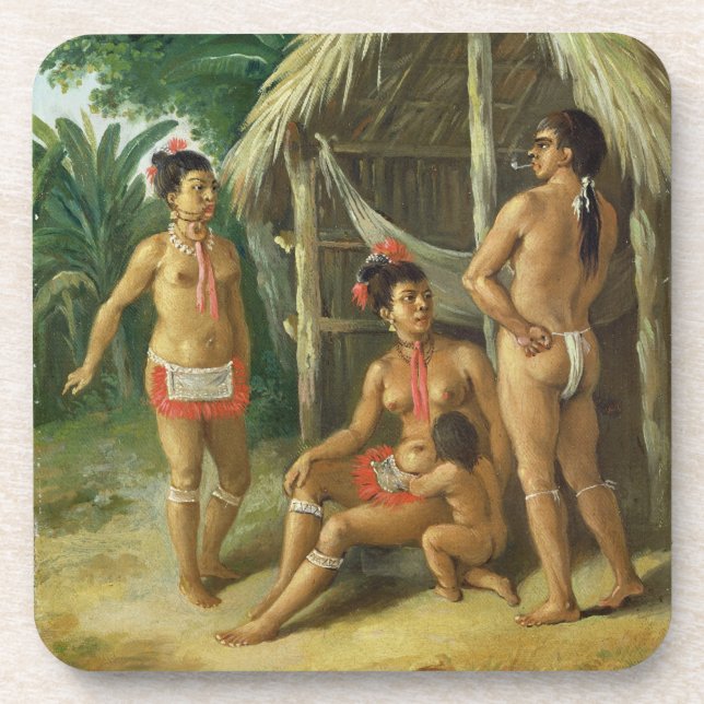 Posavasos Una familia del Carib de las islas de sotavento (Frente)
