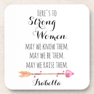 Posavasos Una flecha tribal personalizada para una mujer fue