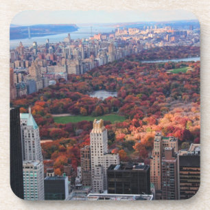 Posavasos Una visión desde arriba: Otoño en el Central Par