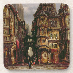 Posavasos Una visión en el cuarto judío, Francfort, 1877