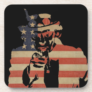 Posavasos Uncle Sam Beverage Coaster