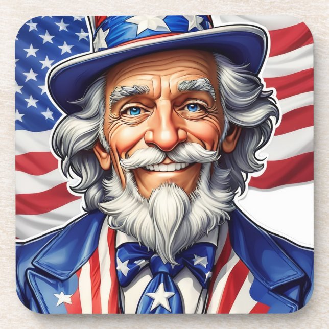Posavasos Uncle Sam USA (Frente)