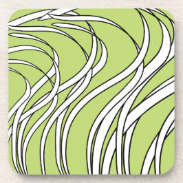 Posavasos Underwater Wave lime green